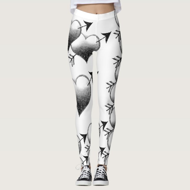 Leggings La Saint-Valentin Longtemps (Devant)