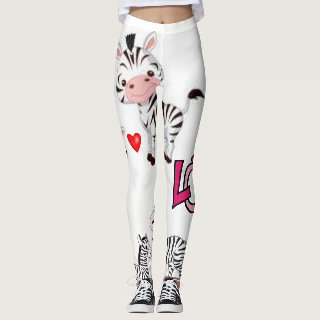 Leggings La Saint-Valentin Longtemps (Devant)