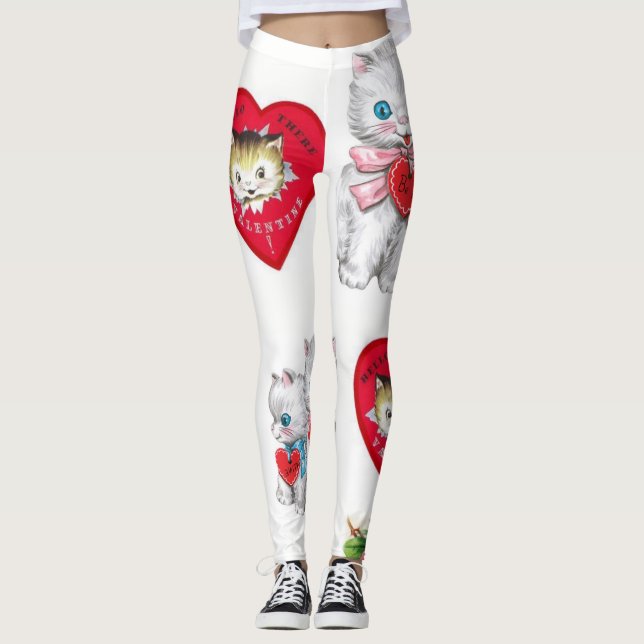 Leggings La Saint-Valentin Longtemps (Devant)