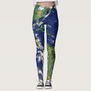 Leggings La TERRE de PLANÈTE des guêtres des filles de