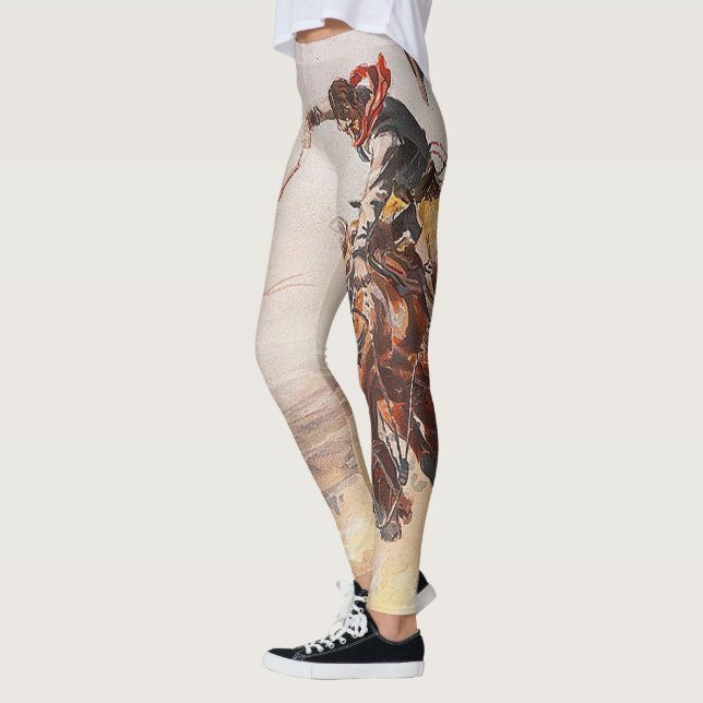 Leggings La vie de cowboy de PIÈCE EN T (Gauche)