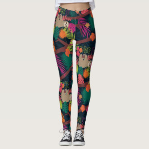 Leggings La vie de paresse - prenez-lui le motif lent