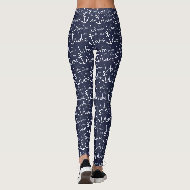LEGGINGS LA VIE EST MEILLEURE AU LAC | (Dos)