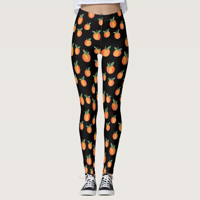 Leggings La vie est une pêche à la pêche (Devant)