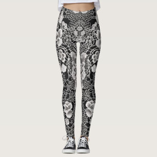 Leggings Lace Floral Harmony