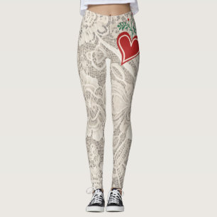 Leggings Lacey Ladies "Je (coeur) Noël"