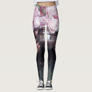 Leggings Lady and Roses, John William Waterhouse