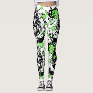 Leggings Laissez votre expression parler dans votre mode