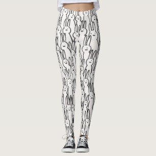 Leggings Lapins blancs mignons