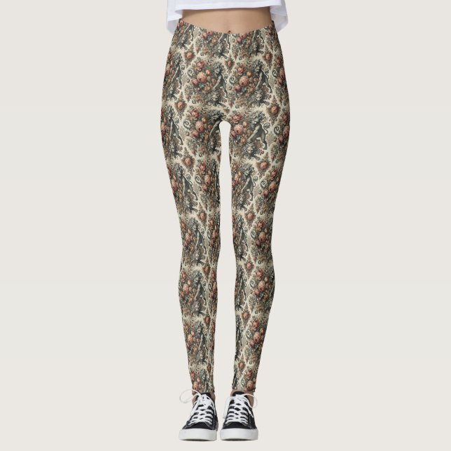 Leggings L'Arcane Apex - Gothique en Delirium (Devant)