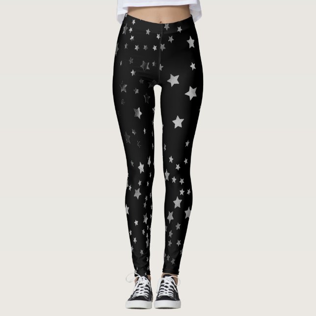 Leggings L'argent tient le premier rôle la sorcière noire (Devant)