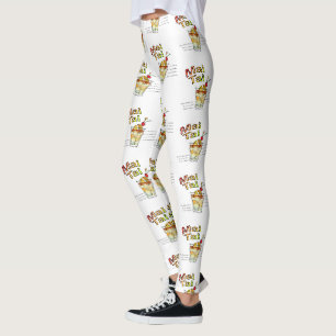 LEGGINGS L'ART DE LA RECETTE DE MAI TAI COCKTAIL