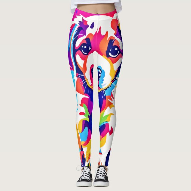 Leggings L'art du chiot (Devant)