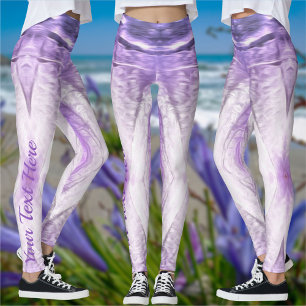 Leggings Lavande et danse dentelle 0175