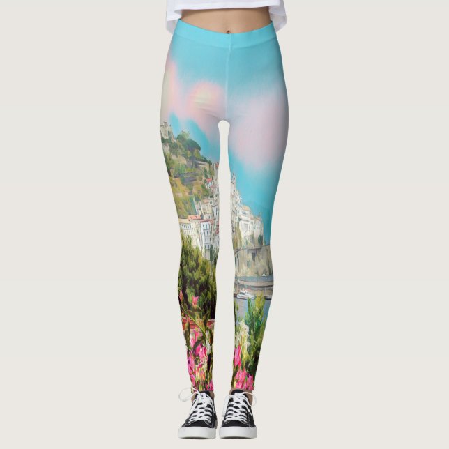 Leggings ldp AMALFI - panorama - Côte d'Amalfi (Devant)