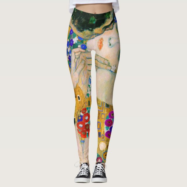 Leggings Le Baiser de Gustav Klimt (Devant)