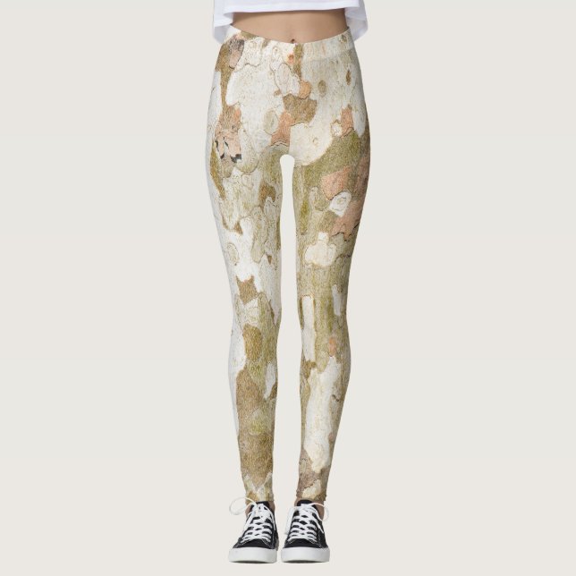 Leggings Le camouflage de l'arbre de l'avion ressemble à un (Devant)