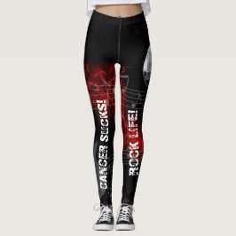 Leggings Le Cancer de PWL suce des guêtres