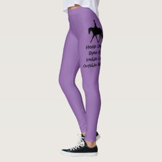 Leggings Le cavalier équestre anglais drôle de cheval gîte