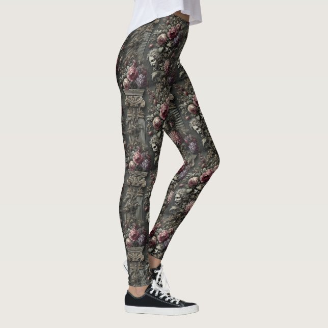 Leggings Le choeur de la tragédie - gothique victorien (Droite)