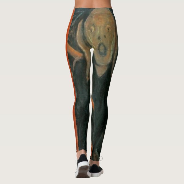 Leggings Le cri perçant par Edvard Munch (Dos)