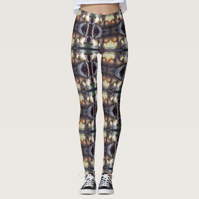Leggings Le destin hurlant de la vie (Devant)
