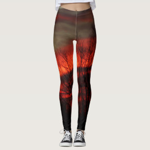 Leggings Le feu dans les pattes des bois