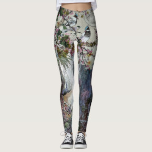 Leggings Le geai bleu chante une sérénade à le ressort
