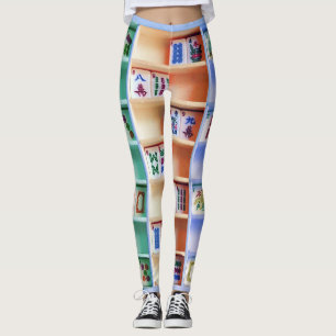 Leggings le jongg d'heure-milliampère couvre de tuiles des