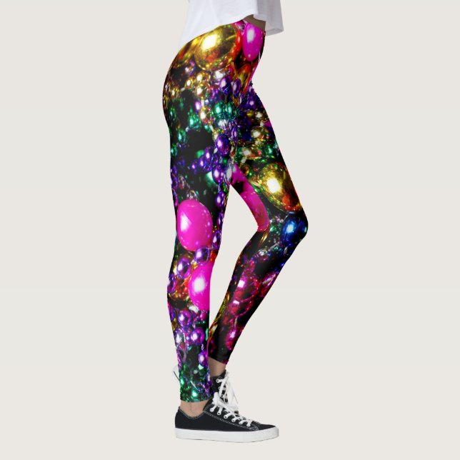 Leggings Le mardi gras "jette" des GUÊTRES (Droite)