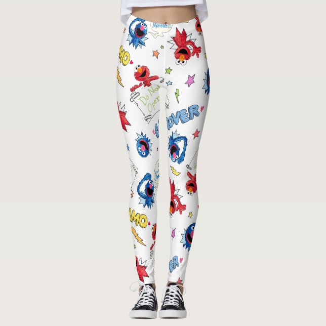 Leggings Le monstre à la fin de cette histoire Motif (Devant)
