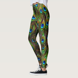 Leggings Le paon fait varier le pas des guêtres d'invasion