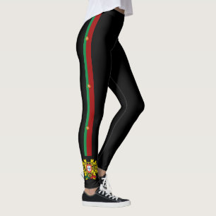Leggings Le Portugal barre le drapeau