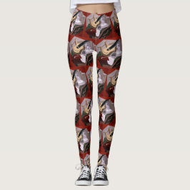 Leggings Le tableau du musicien par Juan Gris