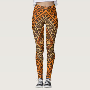Leggings Le textile tribal africain : de style ethnique.