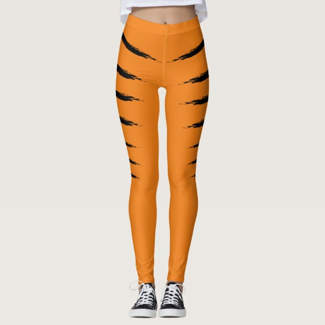 Leggings Le tigre barre des guêtres (Devant)
