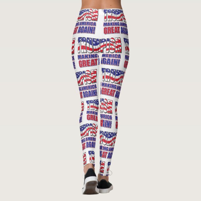 Leggings Le trumpisme fait redevenir l'Amérique (Dos)