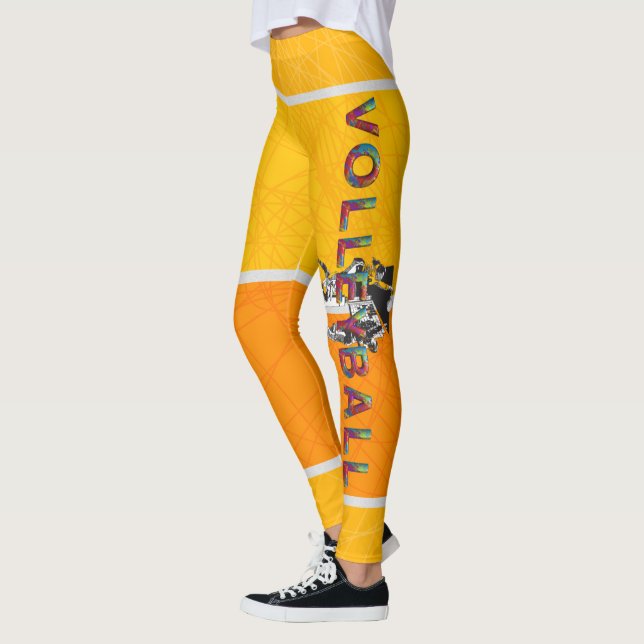 Leggings Le volleyball des femmes SUPÉRIEURES (Gauche)