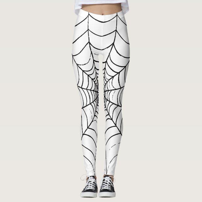 Leggings Le Web d'un simple araignée (Devant)