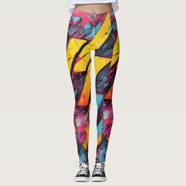 Leggings Légende multicolore (Devant)