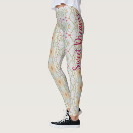 Leggings Légendes à motifs floraux