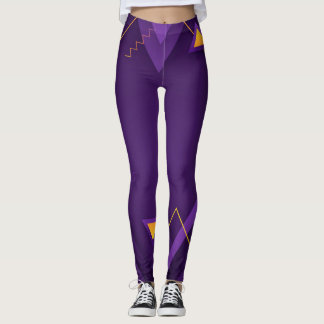Leggings légendes arrière - plans géométriques en dégradé