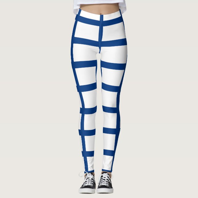 Leggings Légendes avec drapeau de Finlande (Devant)