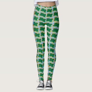 Leggings Légendes avec drapeau de Portland City, USA