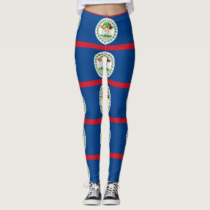 Leggings Légendes avec drapeau du Belize