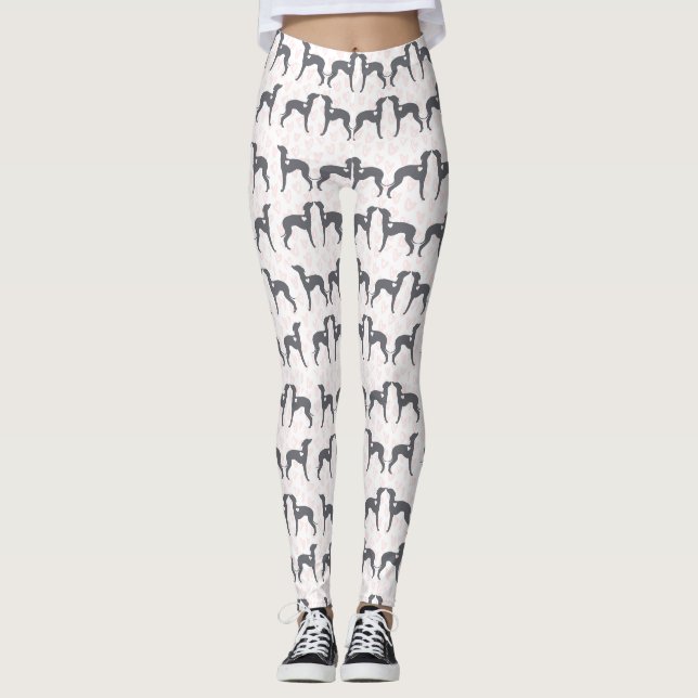 Leggings Légendes bleues italiennes de Greyhound (Devant)