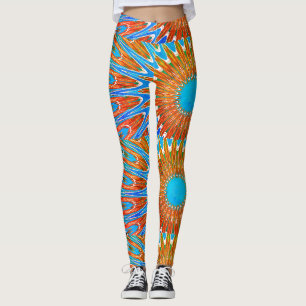 Leggings Légendes bleues tout-sur-impression