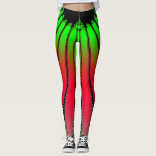 Leggings Légendes dans le style de pastèque spatiale