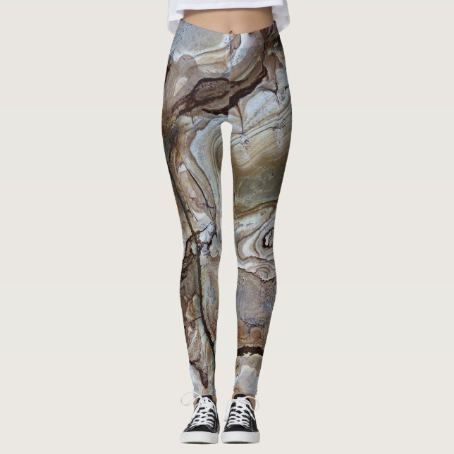 Leggings Légendes d'aquarelle pour les femmes de la mode (Devant)