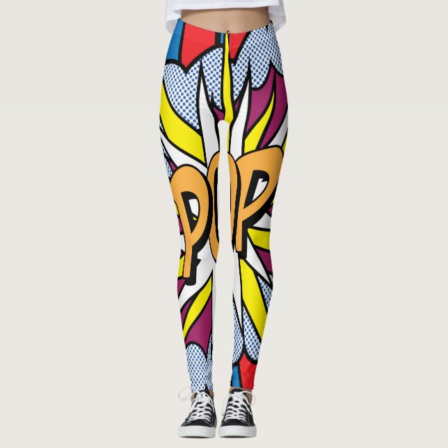 Leggings Légendes d'art pop (Devant)